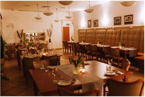 Χώρος καθιστικού στο Hotel Piast
