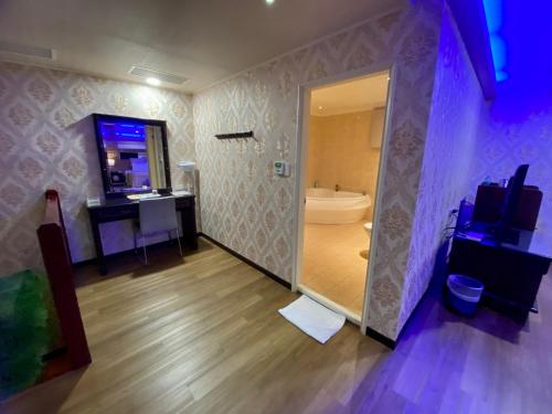 Koupelna v ubytování Huang Xing Motel