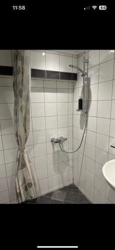 Et badeværelse på Apartment Bergen sentrum