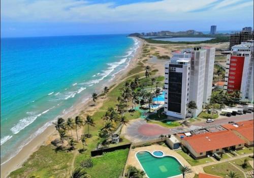 Et luftfoto af *Tulli Apartmentos Margarita Island*