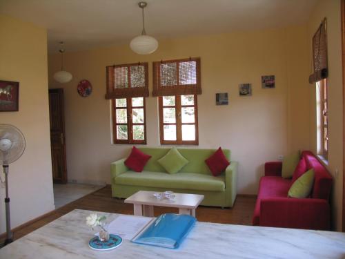 Posezení v ubytování Pasha Suites