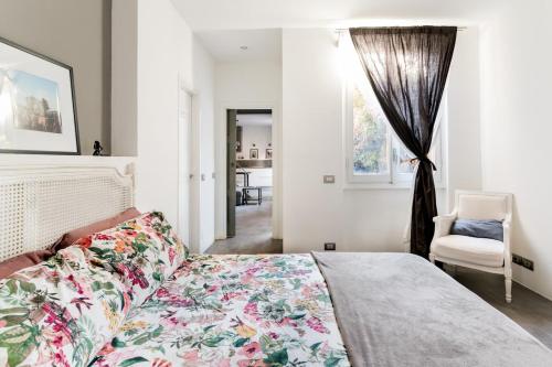 Posteľ alebo postele v izbe v ubytovaní Design Loft Bocconi