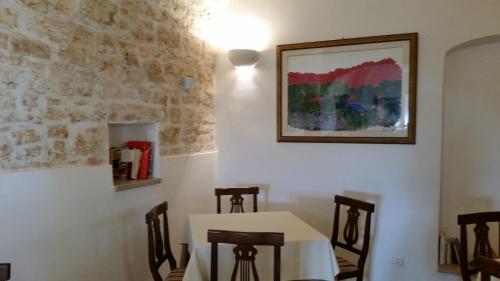 Dining area in the country house