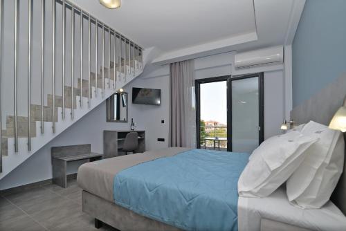 Postel nebo postele na pokoji v ubytování MAK Apartments