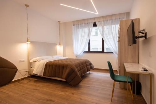Postel nebo postele na pokoji v ubytování TOLEDO3