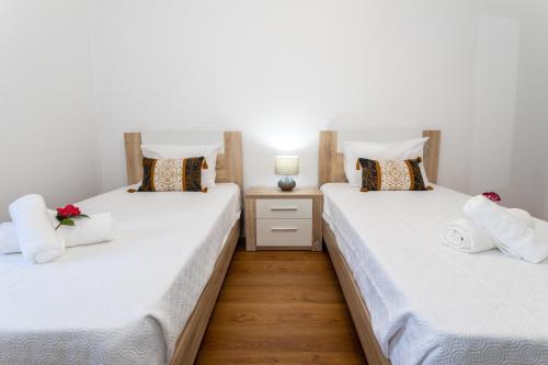 Postel nebo postele na pokoji v ubytování Oásis Fonte Grande