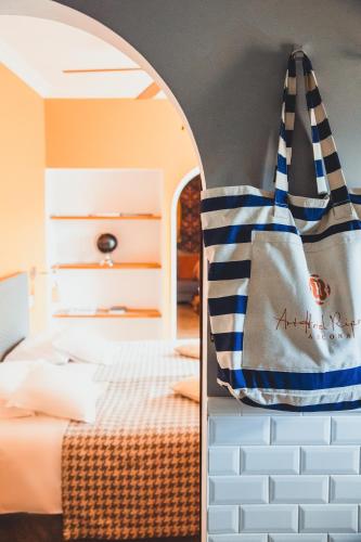 Postel nebo postele na pokoji v ubytování Art Hotel Riposo