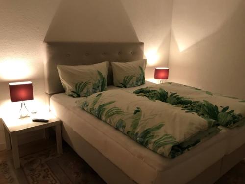 Letto o letti in una camera di Pension Quellenhof
