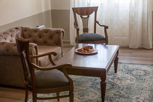 Χώρος καθιστικού στο Althaia Pension