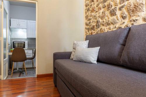 Χώρος καθιστικού στο Althaia Pension