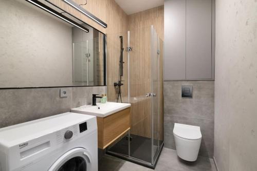 Kúpeľňa v ubytovaní Easy Rent Apartments - WETTERA II