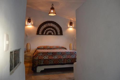 Katil atau katil-katil dalam bilik di Pousada Yuste Beach Farm