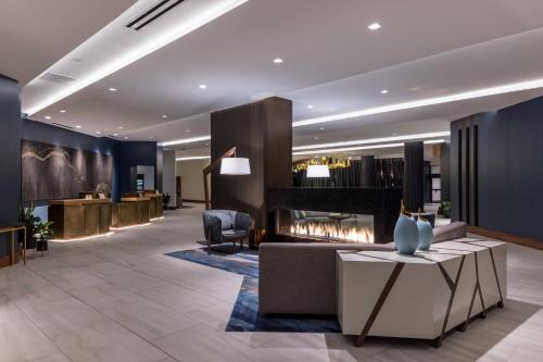 Χώρος καθιστικού στο Richmond Marriott