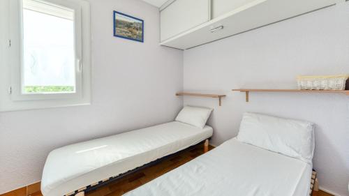Posteľ alebo postele v izbe v ubytovaní Les Maldives- B11- Appart lumineux- 6 pers