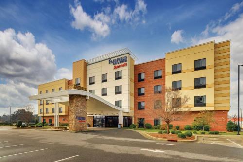 a rendering of the exterior of a hotel at Fairfield Inn & Suites by Marriott Dunn I-95 in Dunn