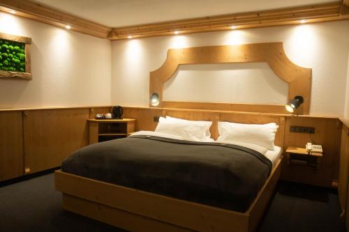 Katil atau katil-katil dalam bilik di Hotel Stadtkrug