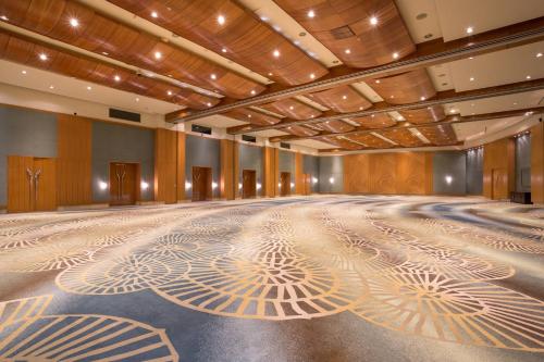a ballroom with a large dance floor in a building at JW Marriott Panama in Panama City