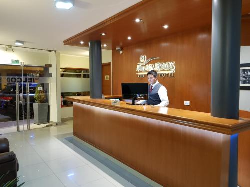 Лобби или стойка регистрации в Hotel Punta Rocas - Huacho