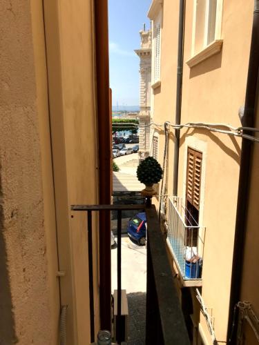 a view from the balcony of a building at Casa Calles in Siracusa