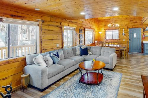 Cozy Updated Real Log Cabin