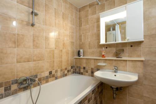 Koupelna v ubytování Sisplac Apartment