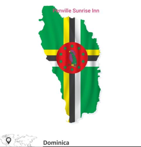 Certifikát, hodnocení, plakát nebo jiný dokument vystavený v ubytování "SunRise Inn" Nature Island Dominica