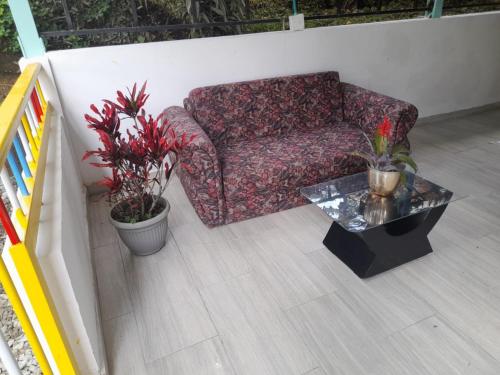 Χώρος καθιστικού στο Finca Hotel La Venia Bendita Quindio