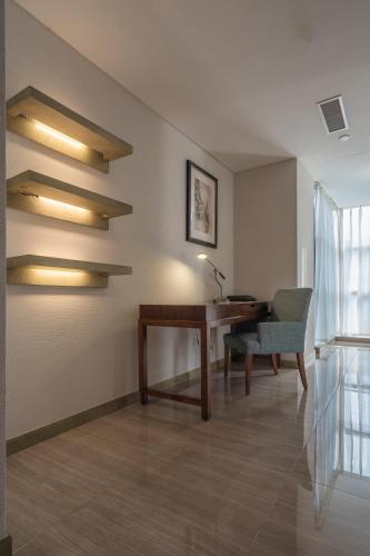 Posezení v ubytování Oakwood Hotel & Residence Suzhou