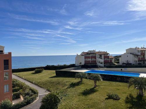 Studio cabine avec piscine, parking, climatisation et animaux admis - FR-1-702-33