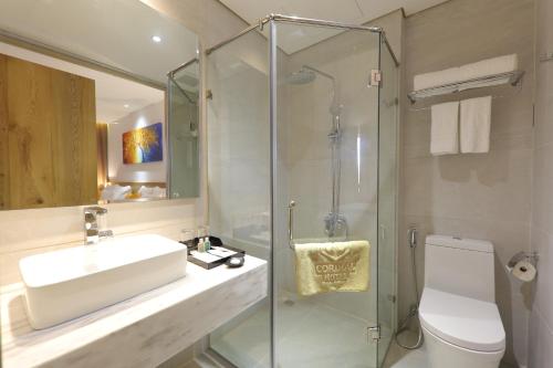 Koupelna v ubytování Cordial Beach Hotel Da Nang