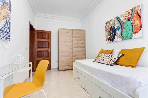 Postel nebo postele na pokoji v ubytování Homu Aura Fantástica villa con piscina privada