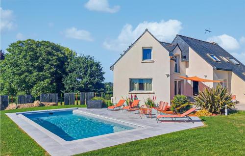Beautiful Home In Pordic With Outdoor Swimming Pool, Wifi And Private Swimming Pool