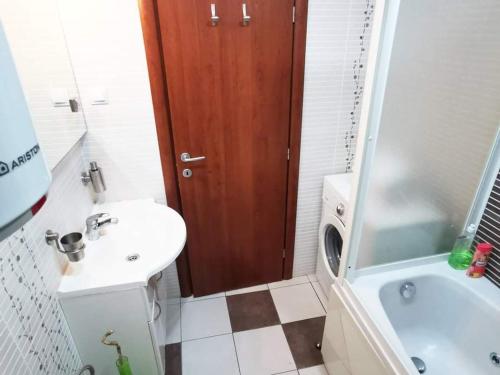 Koupelna v ubytování Mira Apartment
