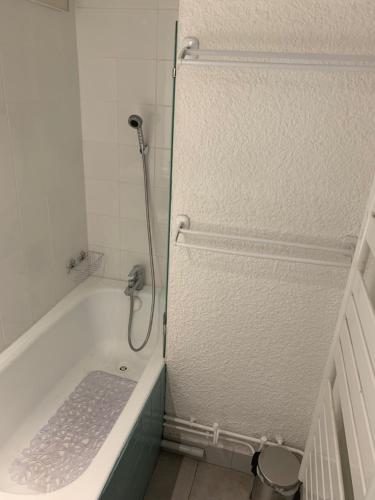 Kúpeľňa v ubytovaní APPARTEMENT RESIDENCE COTE BRUNE, CENTRE STATION, PIED DES PISTES, 30m2, 4 ou 5 pers, PARKING GRATUIT, WIFI