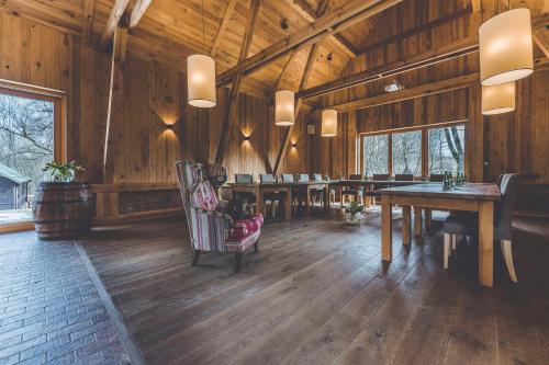 Restaurace v ubytování Łubinowe Wzgórze - Wioska Zdrowia
