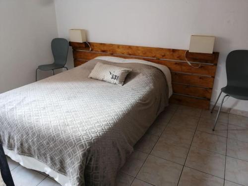 Ένα ή περισσότερα κρεβάτια σε δωμάτιο στο Maison barcares
