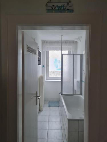 Ванная комната в Apartment nahe Stadtzentrum, Bahnhof und Uni