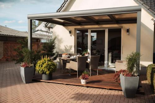 Patio nebo venkovní prostory v ubytování Ferienhaus LORINI