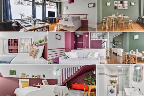 Posezení v ubytování Appartement Gambetta - Atypique - Rue Calme - Quartier dynamique