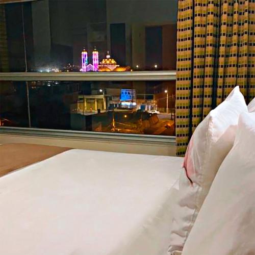 Hotel Ceibo Doradoにあるベッド