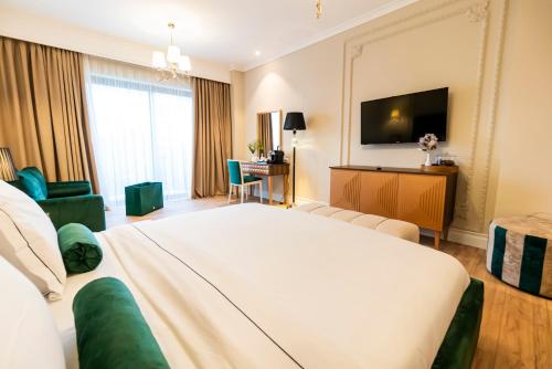 TV a/nebo společenská místnost v ubytování Diamma Resort Conference & Spa