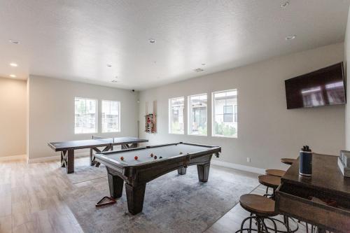 a billiard room with two tables and a pool table at Ocotillo Springs 2 Includes a Private Hot Tub in Santa Clara