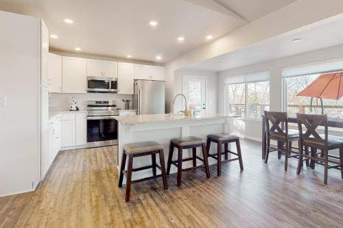 Dapur atau dapur kecil di Dock Holiday