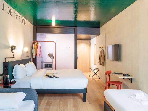 Voodi või voodid majutusasutuse ibis Styles Bern City toas