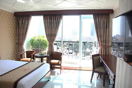 Posezení v ubytování Bon Ami Hotel - Thiên Xuân Hotel