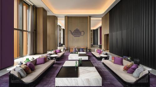 Χώρος καθιστικού στο Renaissance Changzhou Wujin Hotel