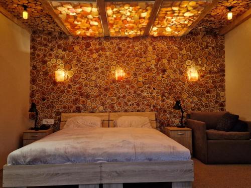 Fantastico Exlcusive Hotelにあるベッド