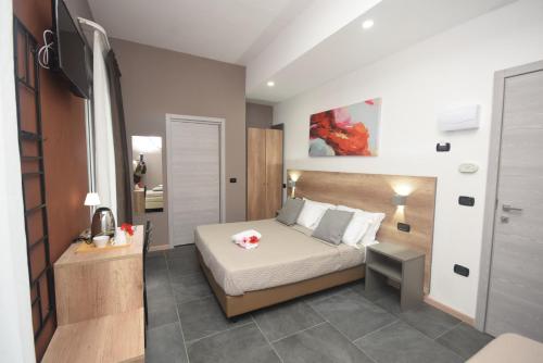 Katil atau katil-katil dalam bilik di Hotel Crisvan