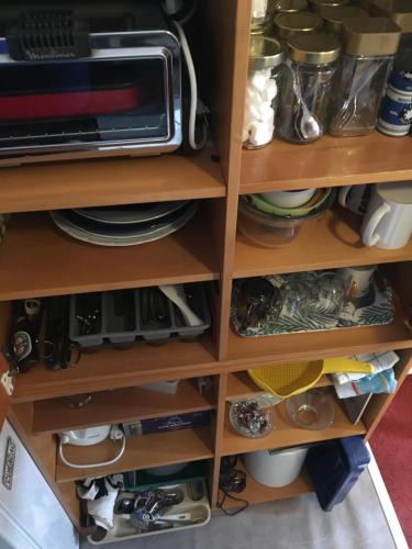 Dapur atau dapur kecil di Wim's Place Schiphol Amsterdam Airport
