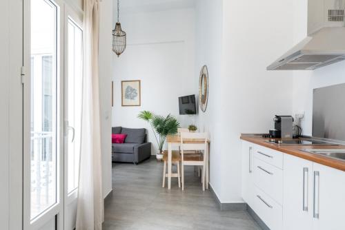 Η κουζίνα ή μικρή κουζίνα στο Sanlúcar Olehousing